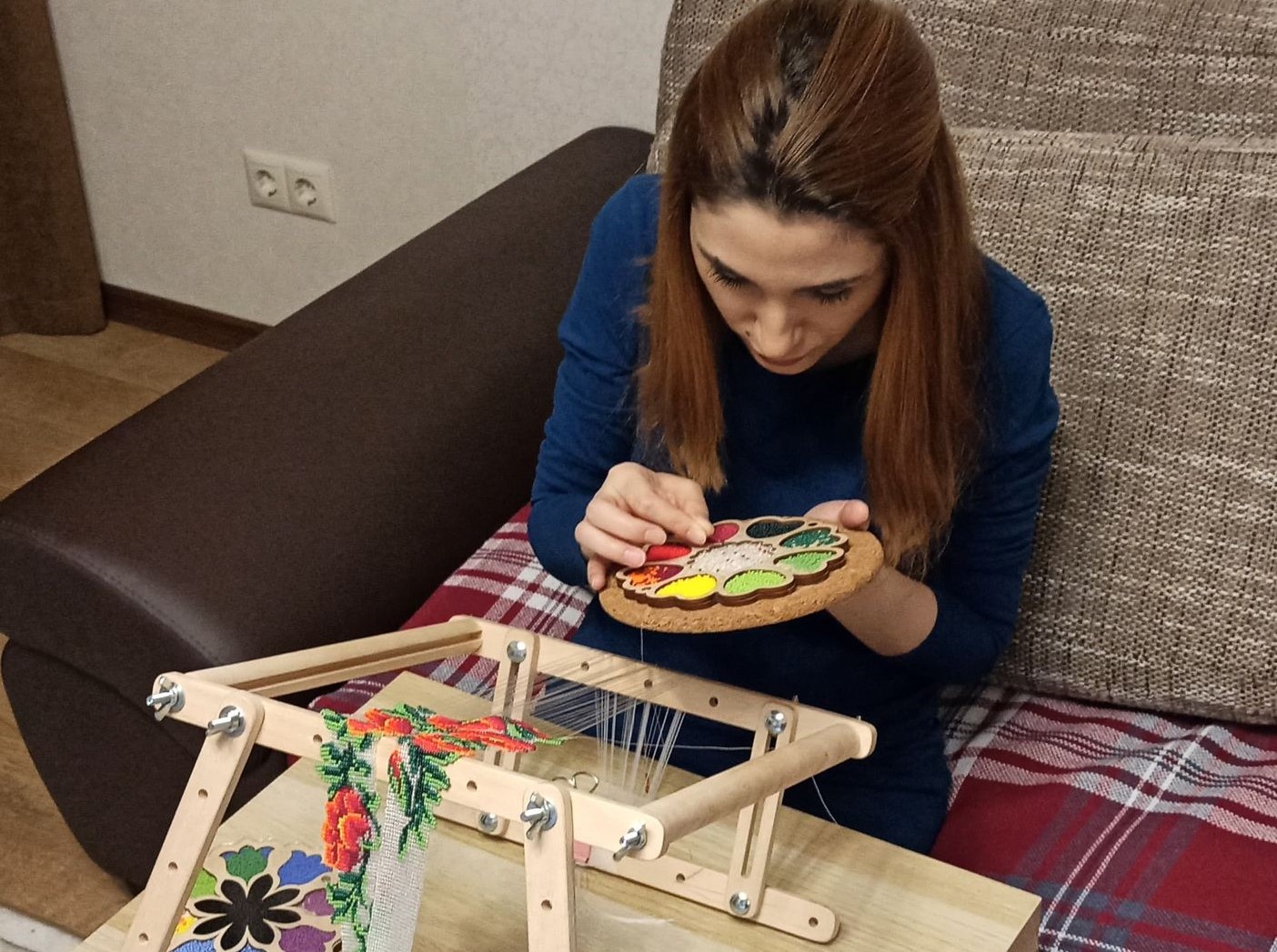 Рисующая бисером. Как в украшениях Хатичи оживают цветы