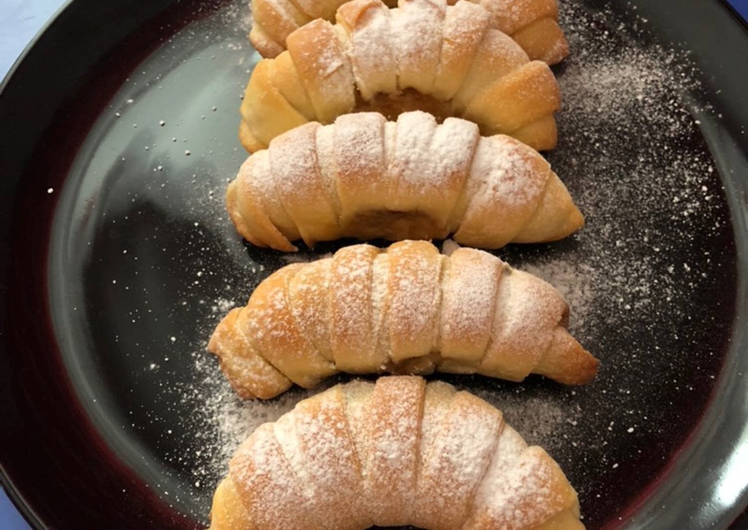 Рогалики из ревеня очень вкусные