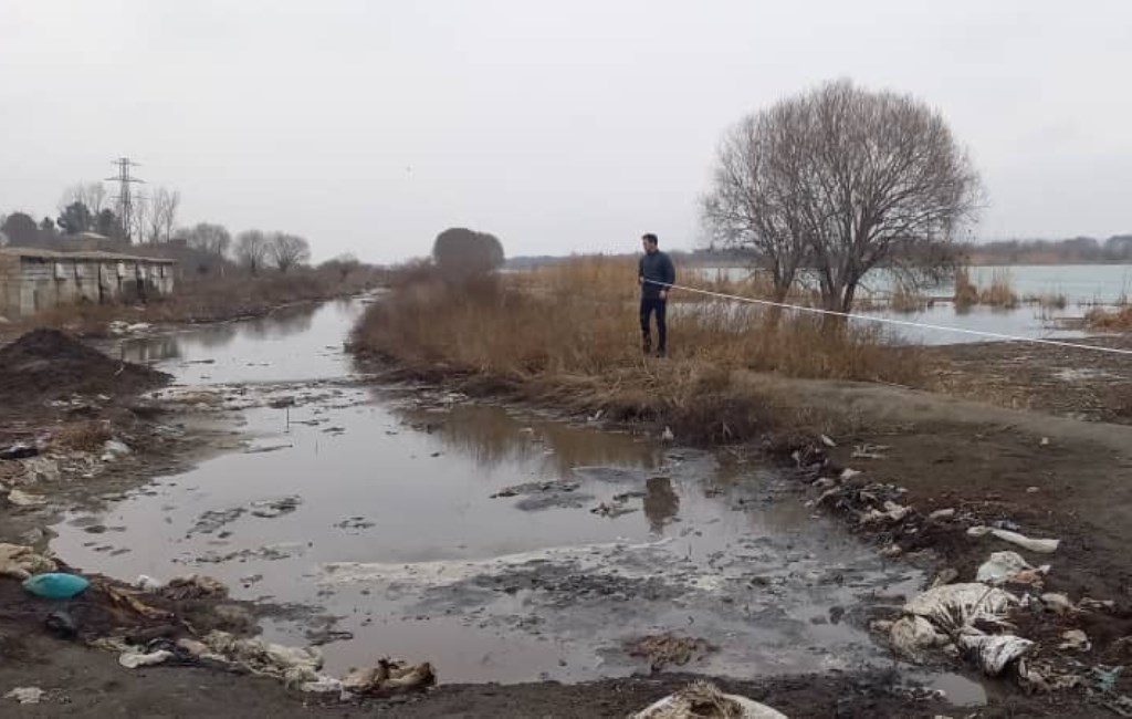 Қитъаи ифлосшуда дар ноҳияи Бобоҷон Ғафуров