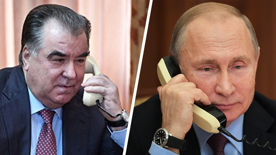 "Масъалаи муҳоҷиратро баррасӣ карданд". Суҳбати телефонии Эмомалӣ Раҳмон бо Владимир Путин