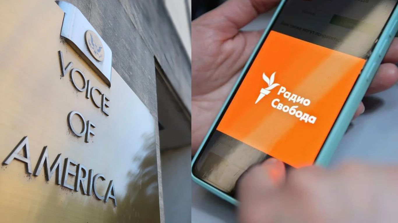Без голоса и без свободы.  США прекратили финансирование «Радио Свобода» и «Голоса Америки»