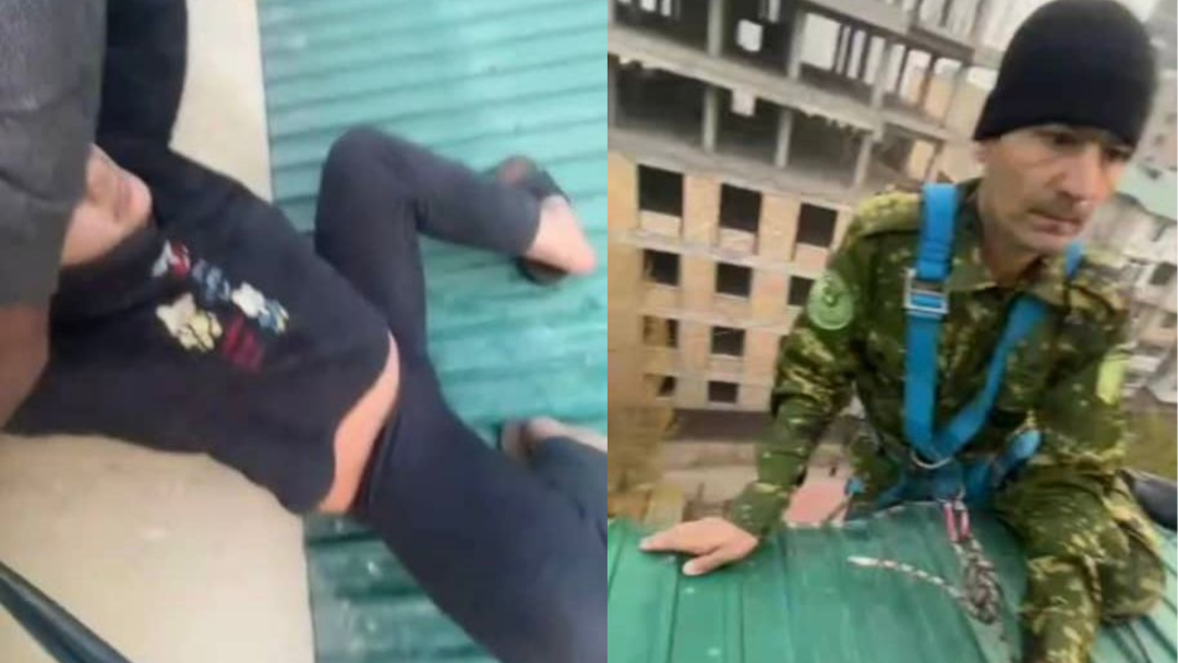 Наҷоти як наврас дар Хуҷанд, ки барои кӯмак ба гурба болои бом баромад